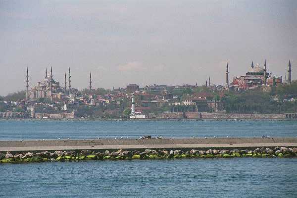 Blue Mosque and Hagia Sophia.